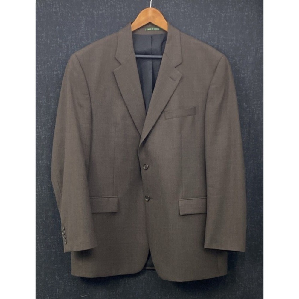 Lauren Ralph Lauren Blazer Mens 44R Brown Wool Blend Jacket Sports Coat Jacket‎